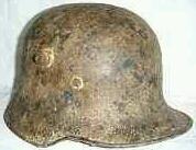 шлем немецкий (рогатый) М16/62  по первой мировой войне 